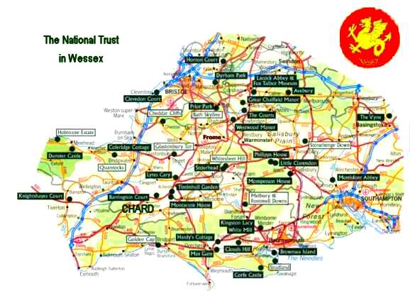 NATIONAL TRUST MAP