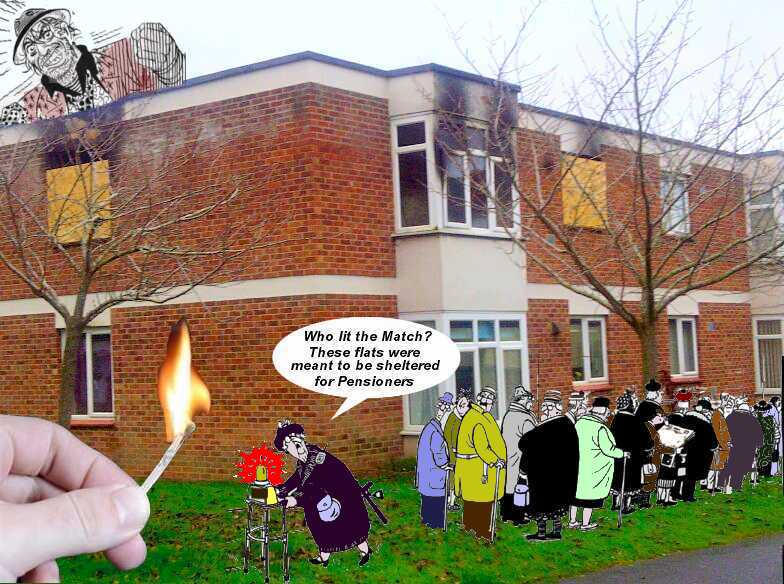 Dowell Close Burnt Out Flat