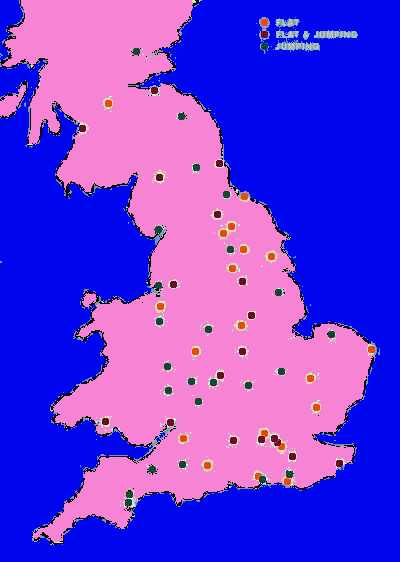 Racecourses
                                Map