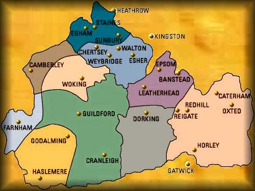Surrey Map
